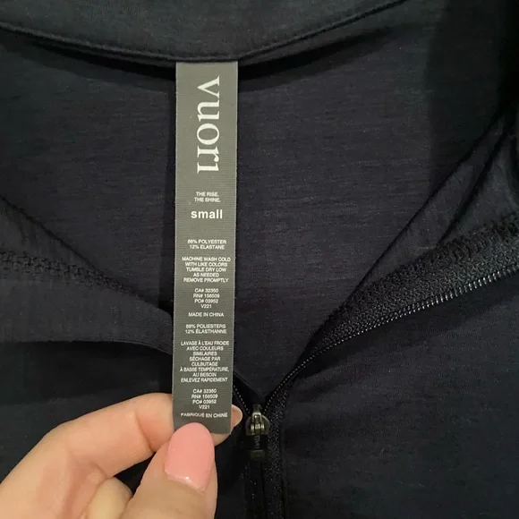 Vuori Midnight Blue Quarter-Zip Pullover - Picture 3 of 5